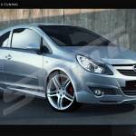 Opel Corsa D lökhárító toldat OCD-DF-01 kép