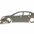 Opel Vectra C limuzin kulcstartó termék kép