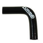 Turbócső 90fok ​​TW fekete 38 mm kép