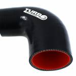Turbócső 90fok TW Pro fekete 67-76mm kép