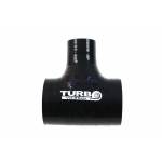 Turbócső T-idom TW fekete 51-15mm kép