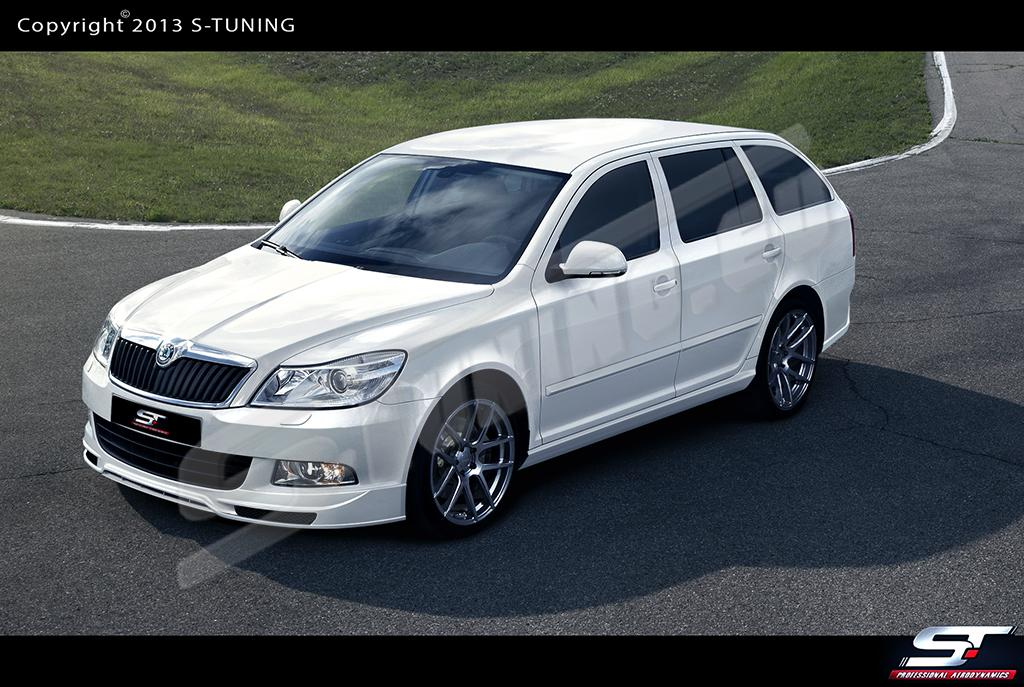 Skoda Octavia lökhárító toldat SKOII-DF-01 kép